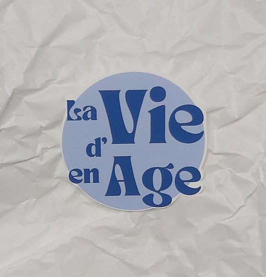 Sticker "La Vie d'Âge en Âge"