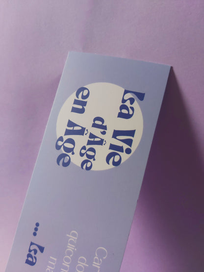 Marque-page "La Vie d'Âge en Âge"